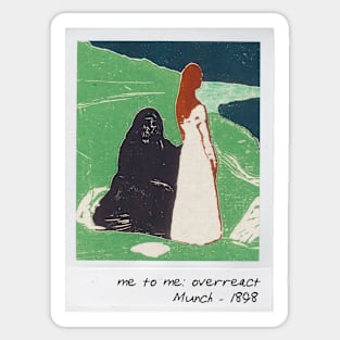 munch - me to me meme Sticker